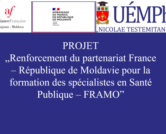 Lansarea proiectului Consolidarea parteneriatului Franța – Republica Moldova pentru formarea specialiștilor în Sănătate Publică